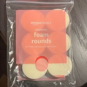 Amazon White Makeup Sponges (set of 3)